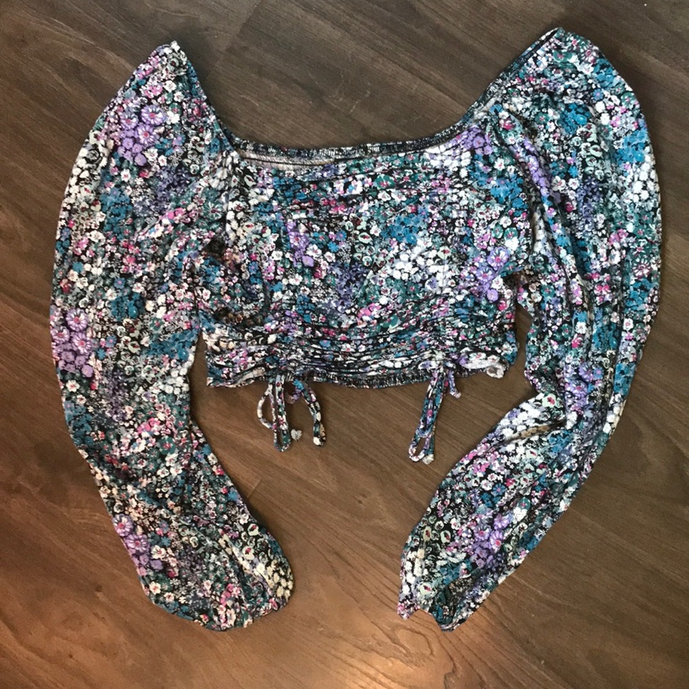 Wild Fable Floral Crop Top